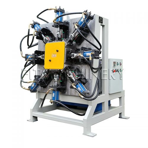 Square barrel shrinking machine